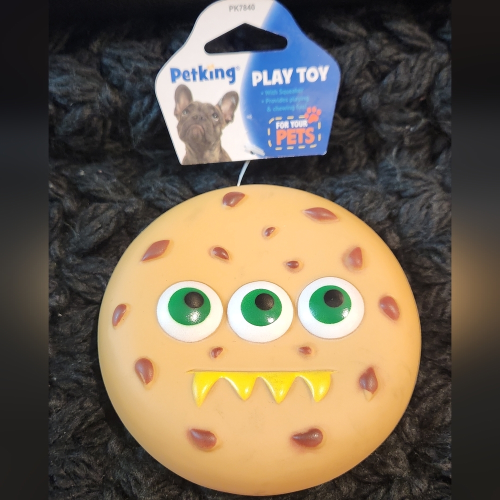 Petking Monster Cookie Dog Squeak Toy